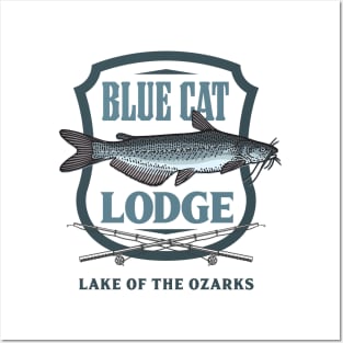 BLUE CAT LODGE Posters and Art